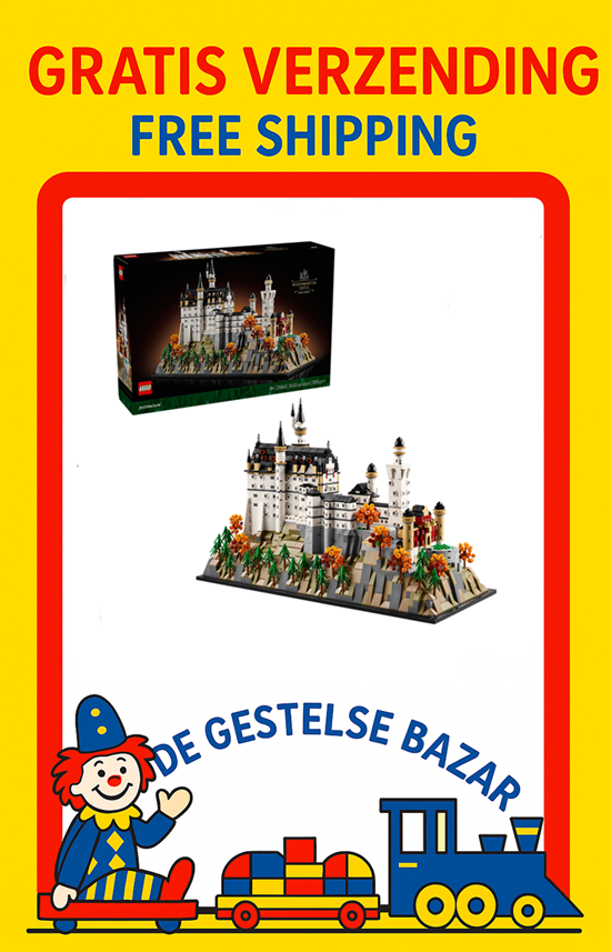 21063 Lego Architecture Slot Neuschwanstein 3455dlg 18+ 