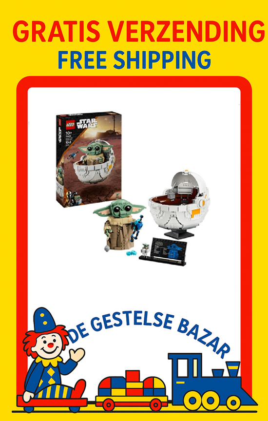 75403 Lego Star Wars Grogu™ in zijn Repulsorwieg 1048dlg 10+