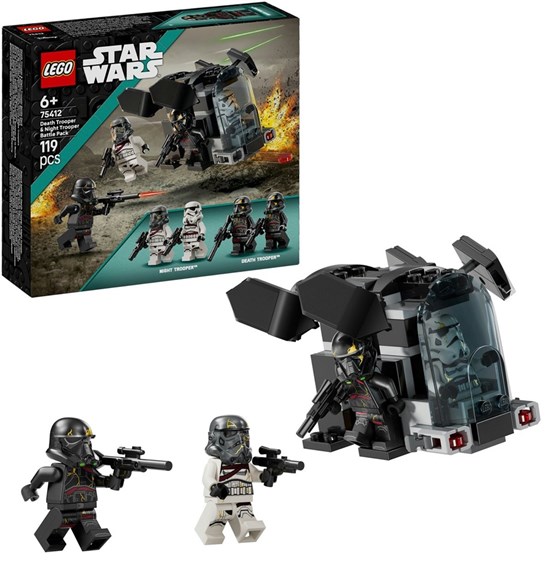 75412 Lego Star Wars Death Trooper en Night Trooper Battle Pack Set 6+ 