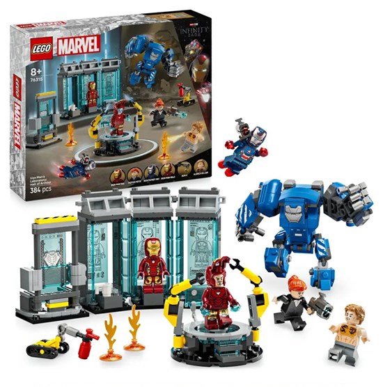 76315 Lego Super Heroes Marvel Iron Mans Laboratorium: Harnasruimte 8+ 