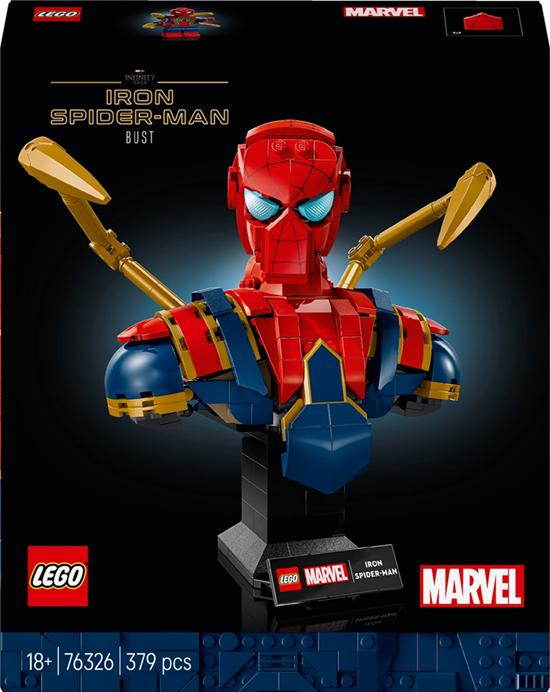 76326 Lego Marvel Super Heroes  Iron Spider-Man Buste 18+ 