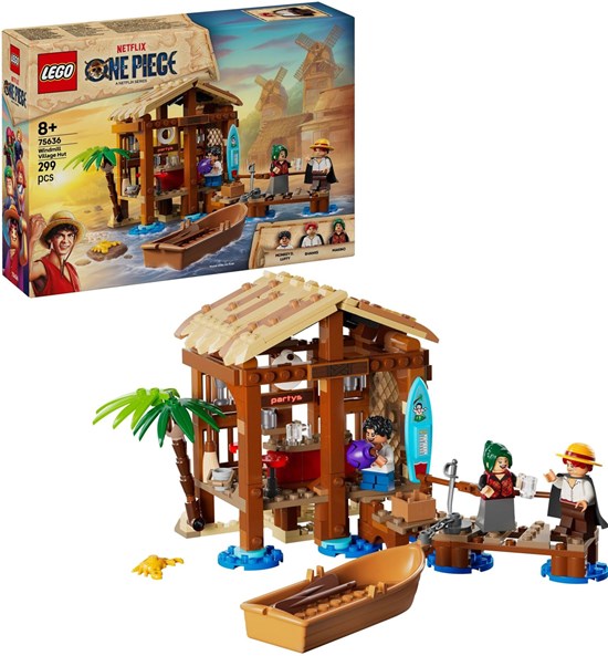75636 Lego One Piece Hut in Windmolendorp 299dlg 8+ 