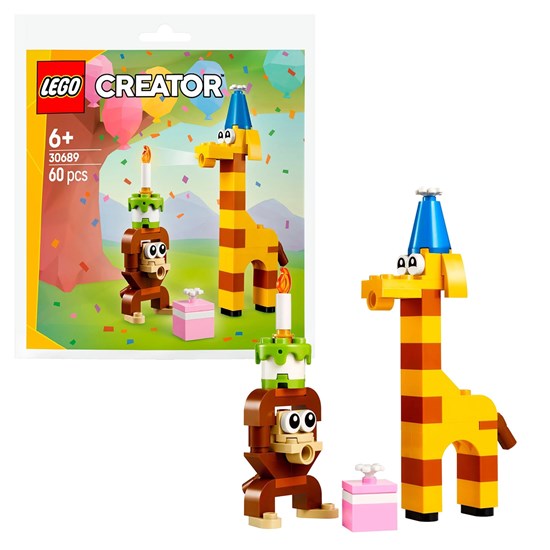 30689 Lego Creator Feestbeesten voor Verjaardagen 60dlg 6+  