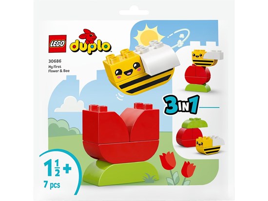30686 Lego Duplo 3in1 Mijn Eerste Bloem met Bij in Zakje 7dlg 1½ +