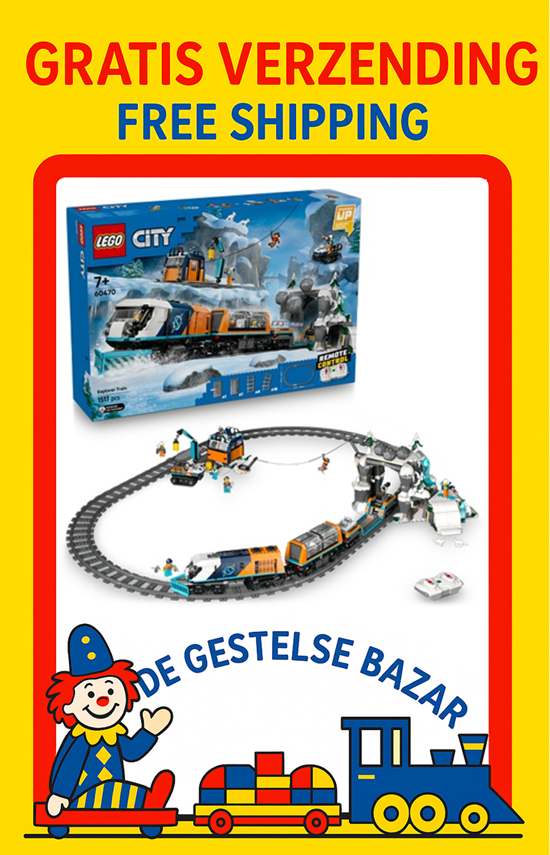 60470 Lego City Onderzoekstrein op de Noordpool Voertuig 7+ 