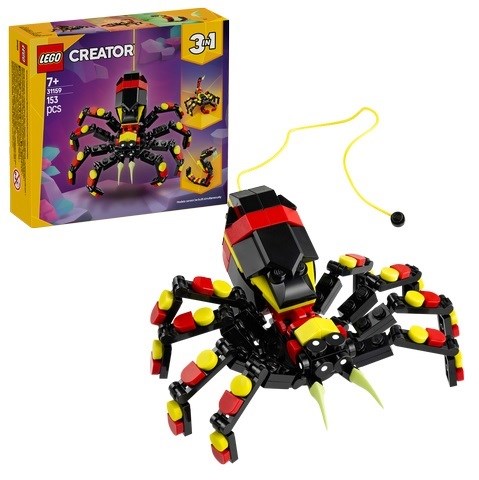 31159 Lego Creator Wilde Dieren 3in1 Spannnde Spin 153dlg 7+