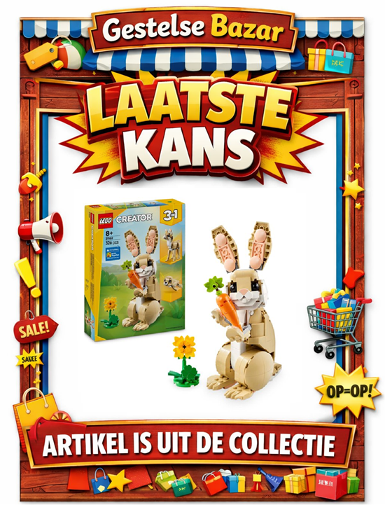 31162 Lego Creator 3in1 Lief Konijntje 326dlg 8+ 