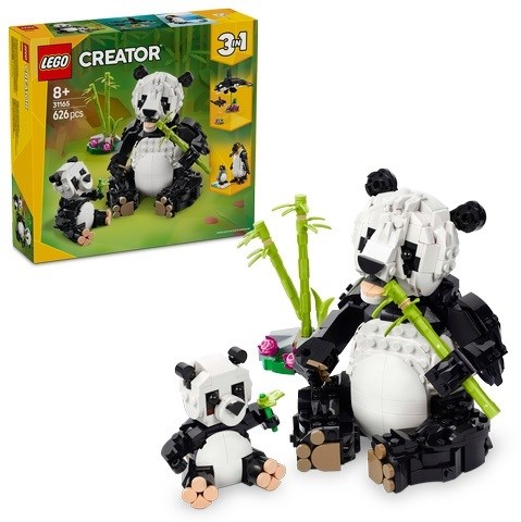 31165 Lego Creator Wilde Dieren 3in1 Panda Familie 626dlg 8+