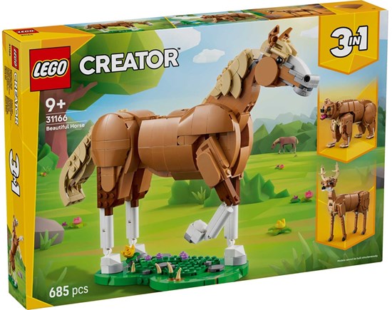 31166 Lego Creator 3in1 Prachtig Ross paard 9+ 