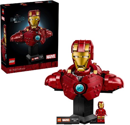 76327 Lego Marvel Super Heroes Iron Man MK4 Buste 18+ 