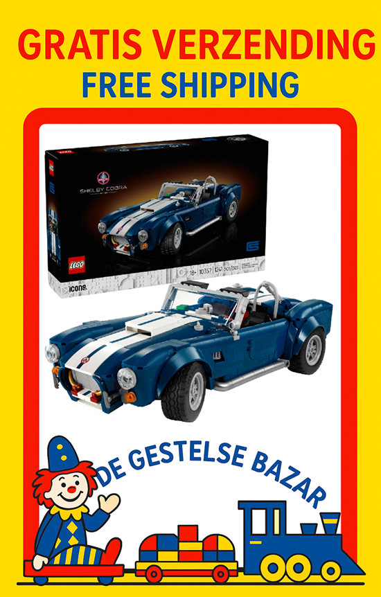 LEGO® Icons 10357 Lego Icons Shelby Cobra 427 S/c Zeldzame set 1125dlg 18+ 