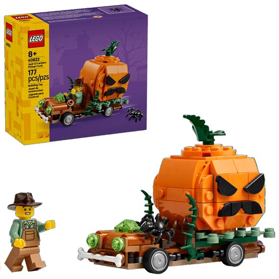 Lego® Iconic 40822 Griezel Pick-Up met Halloween Pompoen 177dlg 8+  