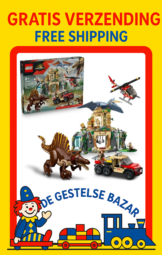76976 Lego Jurrassic World Spinosaurus & Quetzalcoatlus Air Mission 8+ 