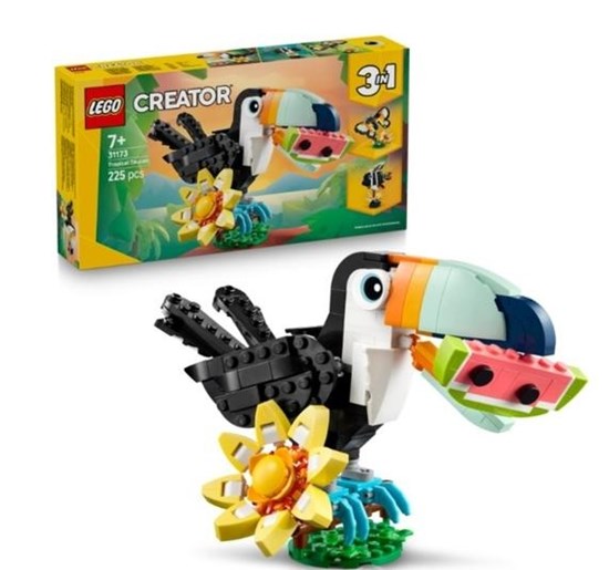 31173 Lego Creator 3in1 Wilde Dieren Tropische Toekan 225dlg 7+ 