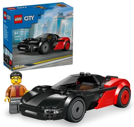 LEGO® City 60486 Elektrische Super Sportwagen 5+