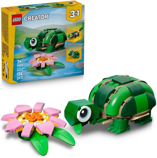 LEGO® Creator 31377 Schildpad met Waterlelie 3iin1 set 7+ 
