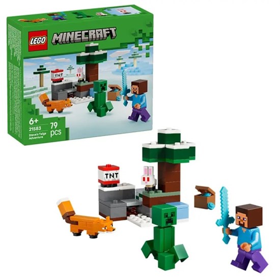 LEGO® Minecraft™ 21583 Steve's Taiga-Avontuur 6+