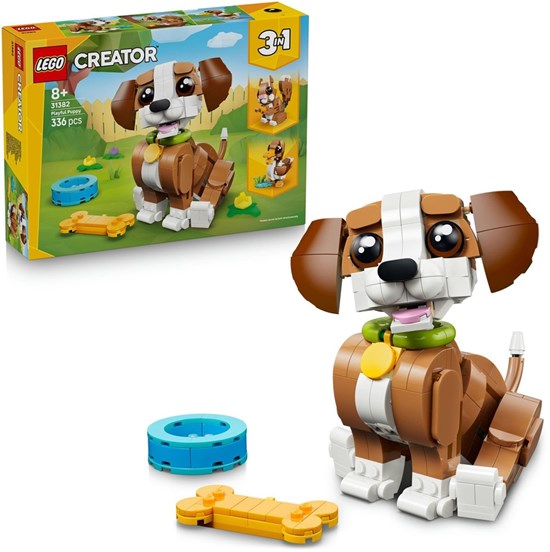 LEGO® Creator 31382 Schattige Dieren: Speelse Puppy 3in1 set 8+ 