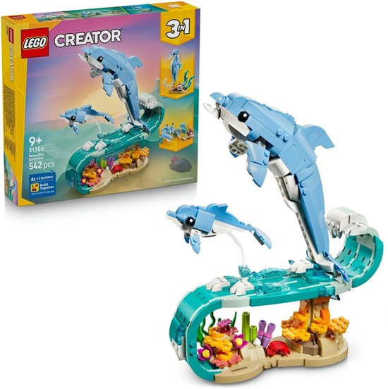 LEGO® Creator 31385 Zeedieren: Prachtige Dolfijnen 3in1 set 8+ 