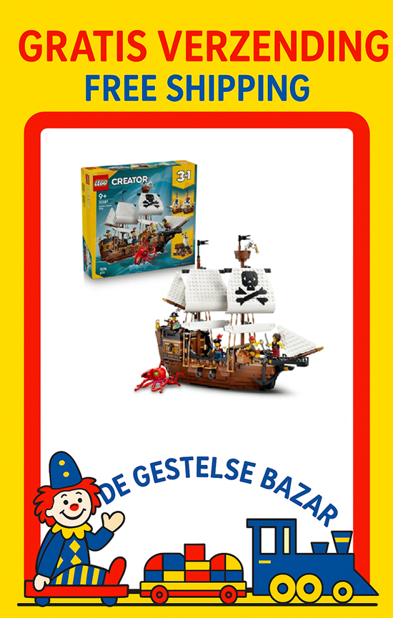 Lego® Creator 31387 Legendarisch 3in1 Piratenschip 1074dlg 9+ 