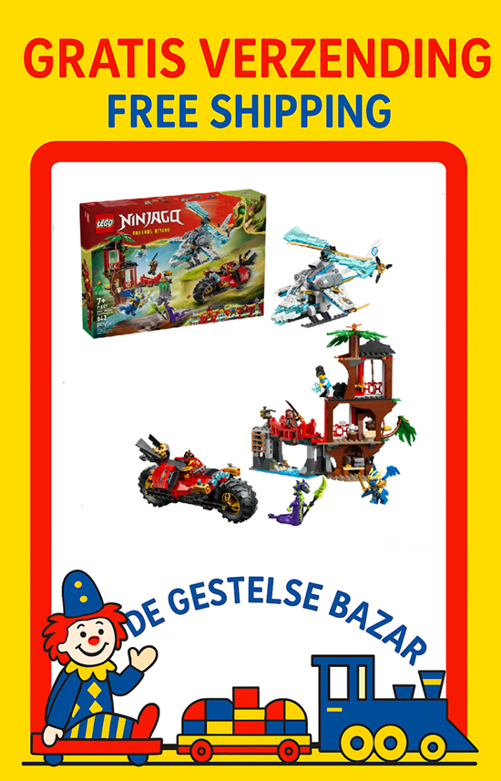 LEGO® NINJAGO 71857 Boomhut Ninja Bike Showdown 7+ 