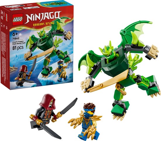 Lego® Ninjago® 71862 Lloyd's Drakenmecha Gevechtsset 81dlg 6+  