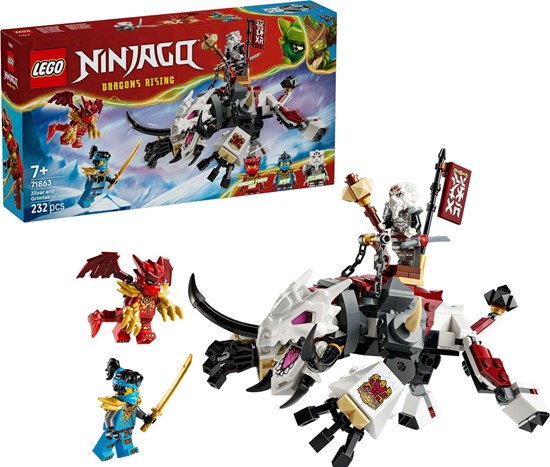 Lego® Ninjago® 71863 Zilvar op zijn Draak Grimtak 232dlg 7+ 