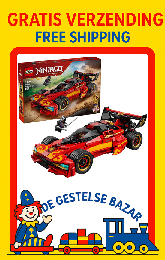 Lego® Ninjago® 71867 15e jubileum van de X-1 Ninja Supercar 