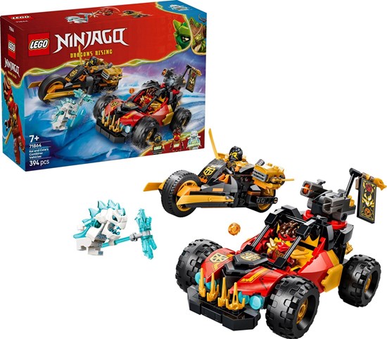 Lego® Ninjago® 71864 Kai en Cole's Combinatieauto 394dlg 7+ 