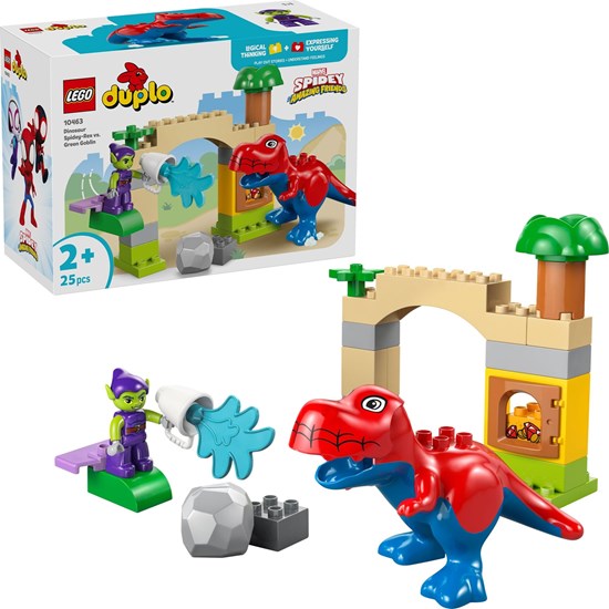 LEGO® DUPLO® 10463 Dinosaurus Spidey-Rex vs Green Goblin 2+ 