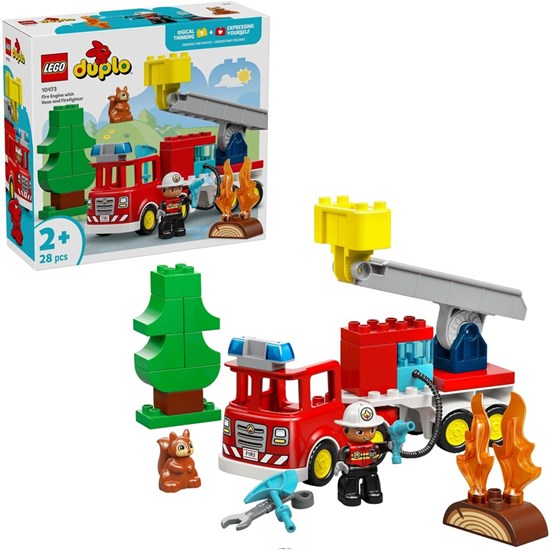 LEGO® DUPLO® 10473 Brandweerwagen met Slang en Brandweerman 2+ 