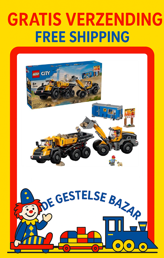 Lego® City 60494 Kiepwagen en Wiellader 1132dlg 8+ 