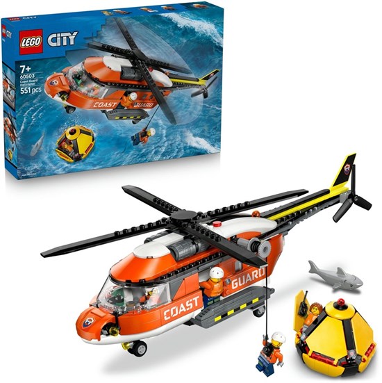 LEGO® City 60503 Kustwacht Helikopter 7+