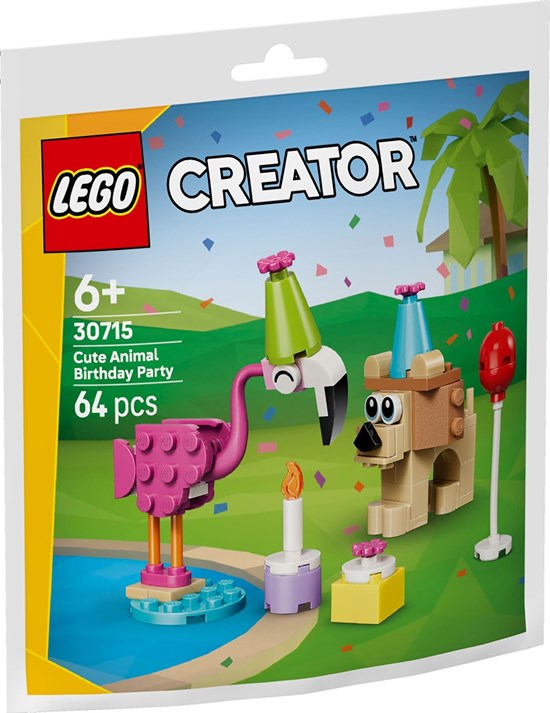 LEGO® Creator 30715 Schattige Dieren Vieren Verjaardag in Zakje 6+ 
