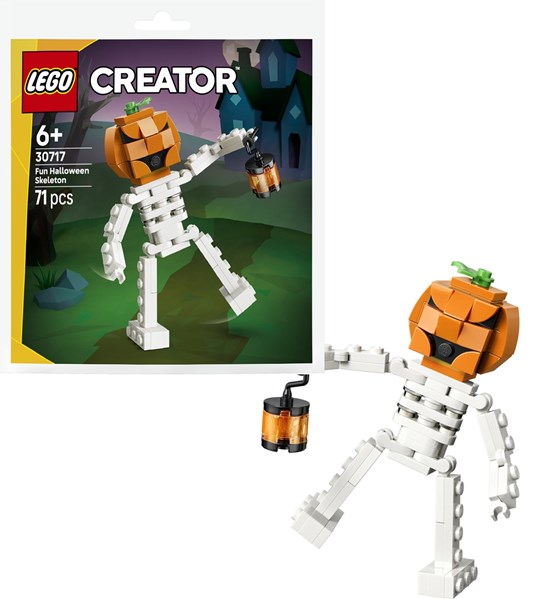Lego Creator 30717 Funny Halloween Skelet in Zakje 71dlg 6+ 