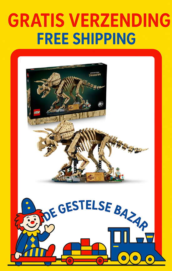 Lego® Jurassic World™ 77985 Triceratops Dinosaurusfossiel 1154dlg 18+ 