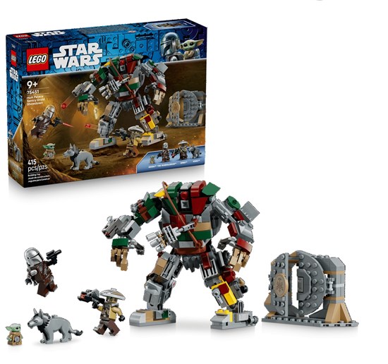 Lego® Star Wars 75451 Mandalorian & Grogy Paleis van de Hutt-Sentry Droid Confrontatie 415dlg 9+ 