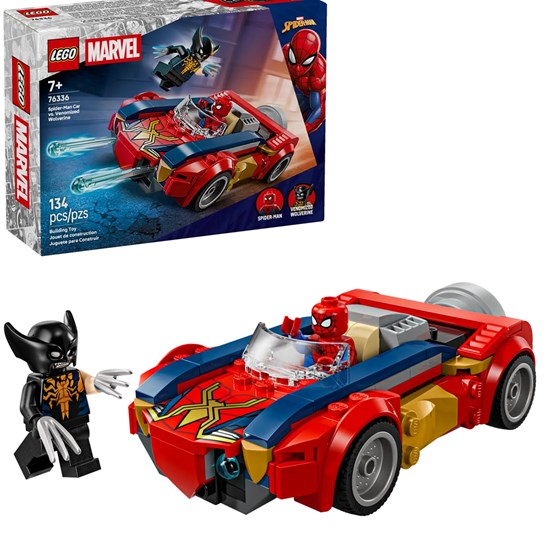 LEGO® Marvel Super Heroes™ 76336 Spider-Man Auto vs. Venomized Wolverine 