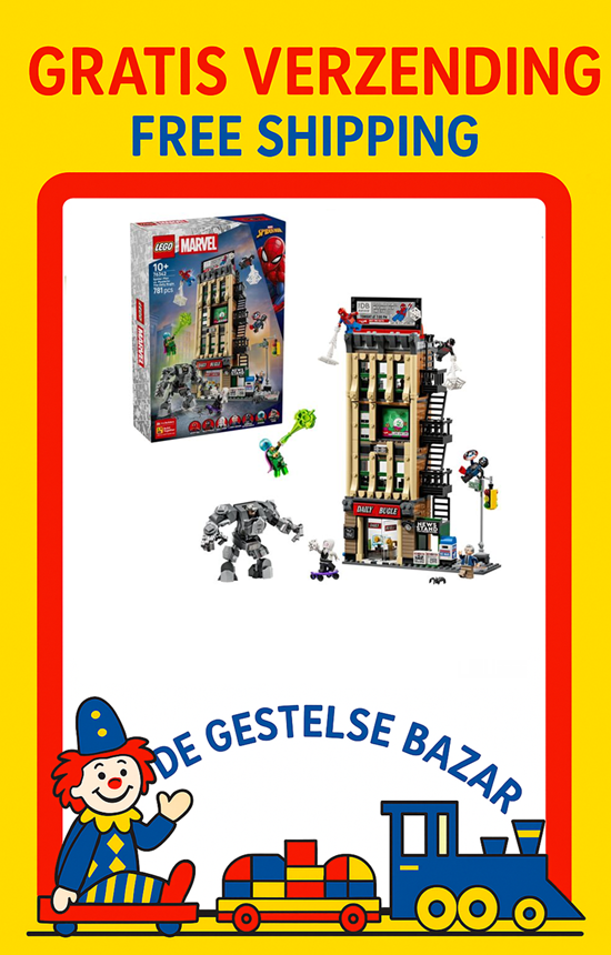 LEGO® Marvel Super Heroes™ 76342 Spider-Man vs. Mysterio: de Daily Bugle 10+ 