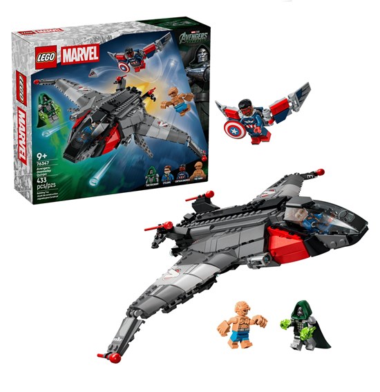 Lego® Marvel Superhelden™ 76347 Avengers : Doomsday Quinjet 433dlg 9+ 