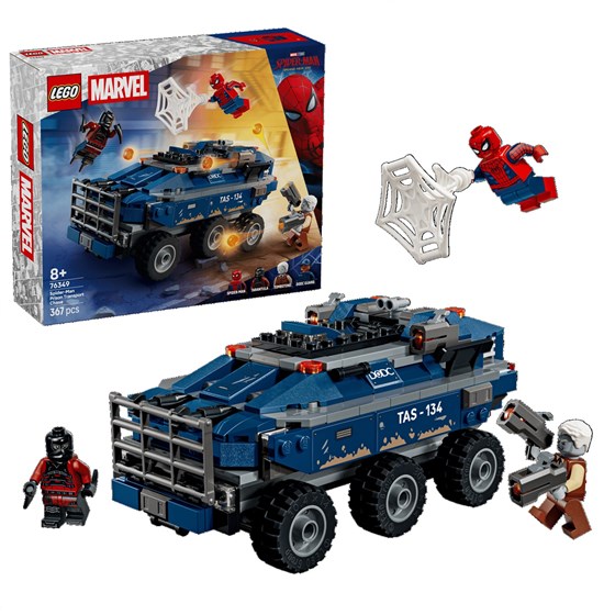 Lego® Avengers Marvel 76349 Super Heroes Spider-Man Achtervolging van Gevangenistransport 367dlg 8+ 