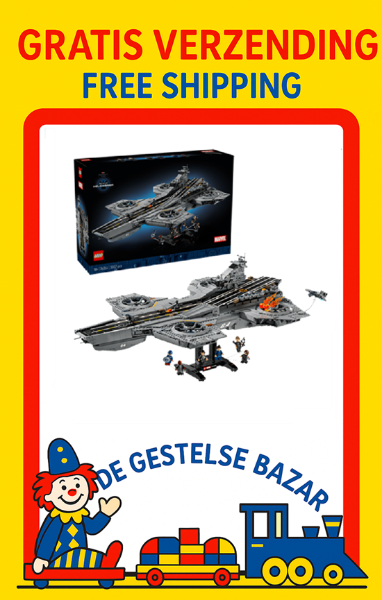 LEGO® Marvel Superhelden™ 76354 S.H.I.E.L.D. Helikopter Carrier 3057dlg 18+ 