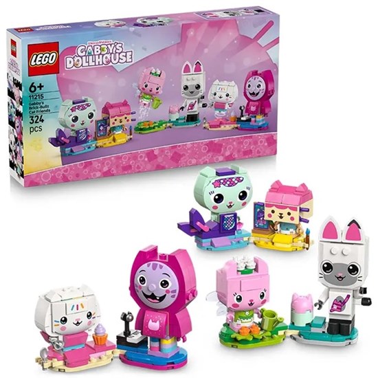 LEGO® Gabby's Poppenhuis 11215 Gabby's Kattenvrienden Gemaakt van LEGO stenen 6+