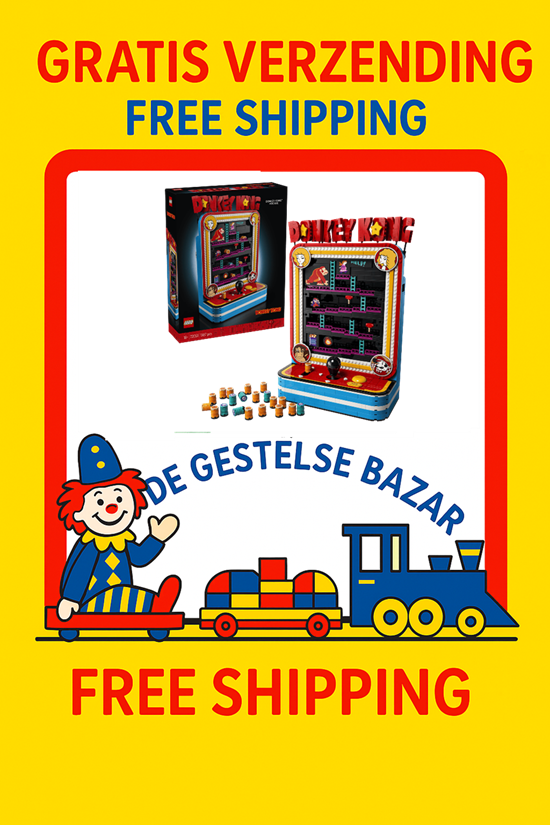 Lego® Super Mario 72051 Donkey Kong Arcade Speelautomaat 1371dlg 18+ 