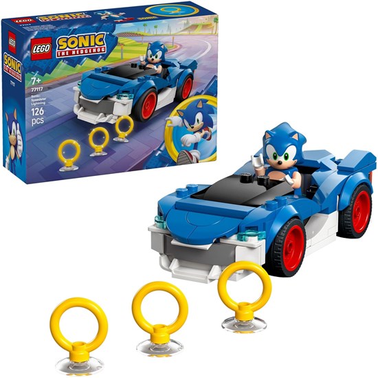 LEGO® Sonic 77117 Sonic's Sportwagen: Speed ​​​​Star Lightning 7+