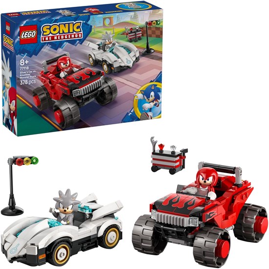 LEGO® Sonic 77118 Silver's Auto vs. Knuckles Monstertruck 8+ 