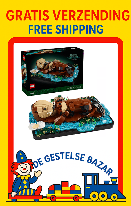 Lego® Ideas 21366 Drijvende Zeeotters op Zee Plateau 1234dlg 18+