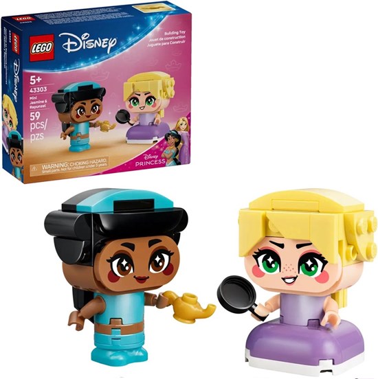 LEGO® Disney Princess 43303 Mini Prinsessen Jasmine en Rapunzel 59dlg 5+ 