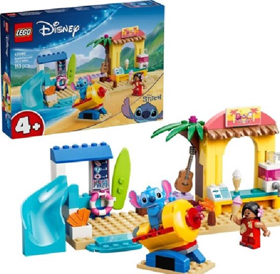 Lego® Disney 43280 Klassieker Plezier op het Strand met Lilo en Stitch 113dlg 4+ 