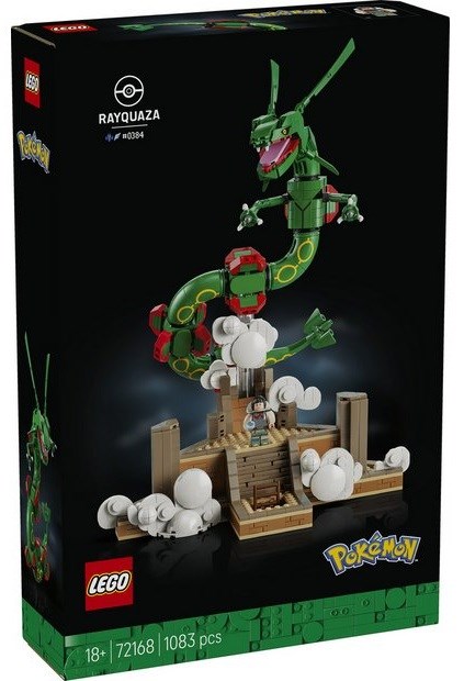 Lego® Pokémon 72168 Rayquaza 1083dlg 18+